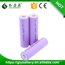 precio de fábrica de 3.7 v li-ion batería 2000 mah, 2100 mah, 3000 mah